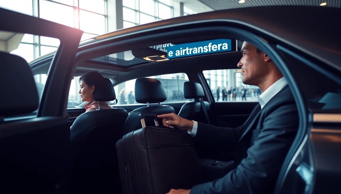 Experience seamless Private Airport Transfers with a luxury vehicle and professional chauffeur.
