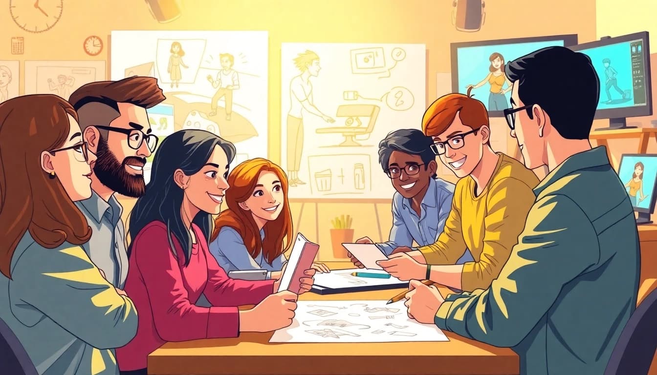 Animation Erstellen mit kreativen Profis in einem inspirierenden Studio.