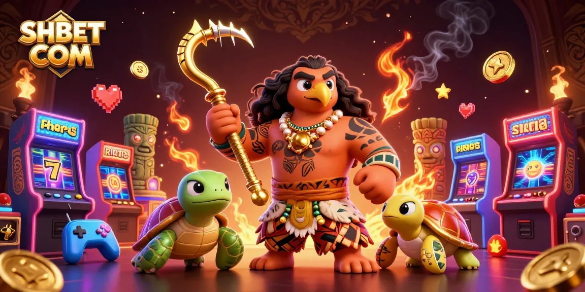 Engage in thrilling action at SHBET COM with dynamic casino elements and colorful characters.