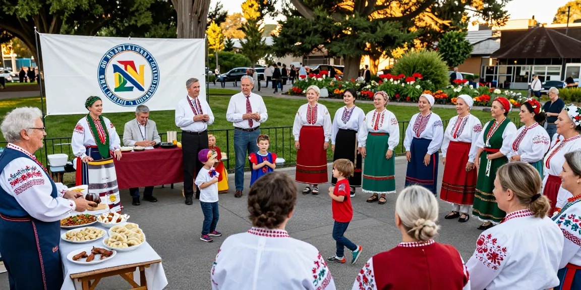 Community celebration of Polish culture at NAGA2000 in San Francisco.