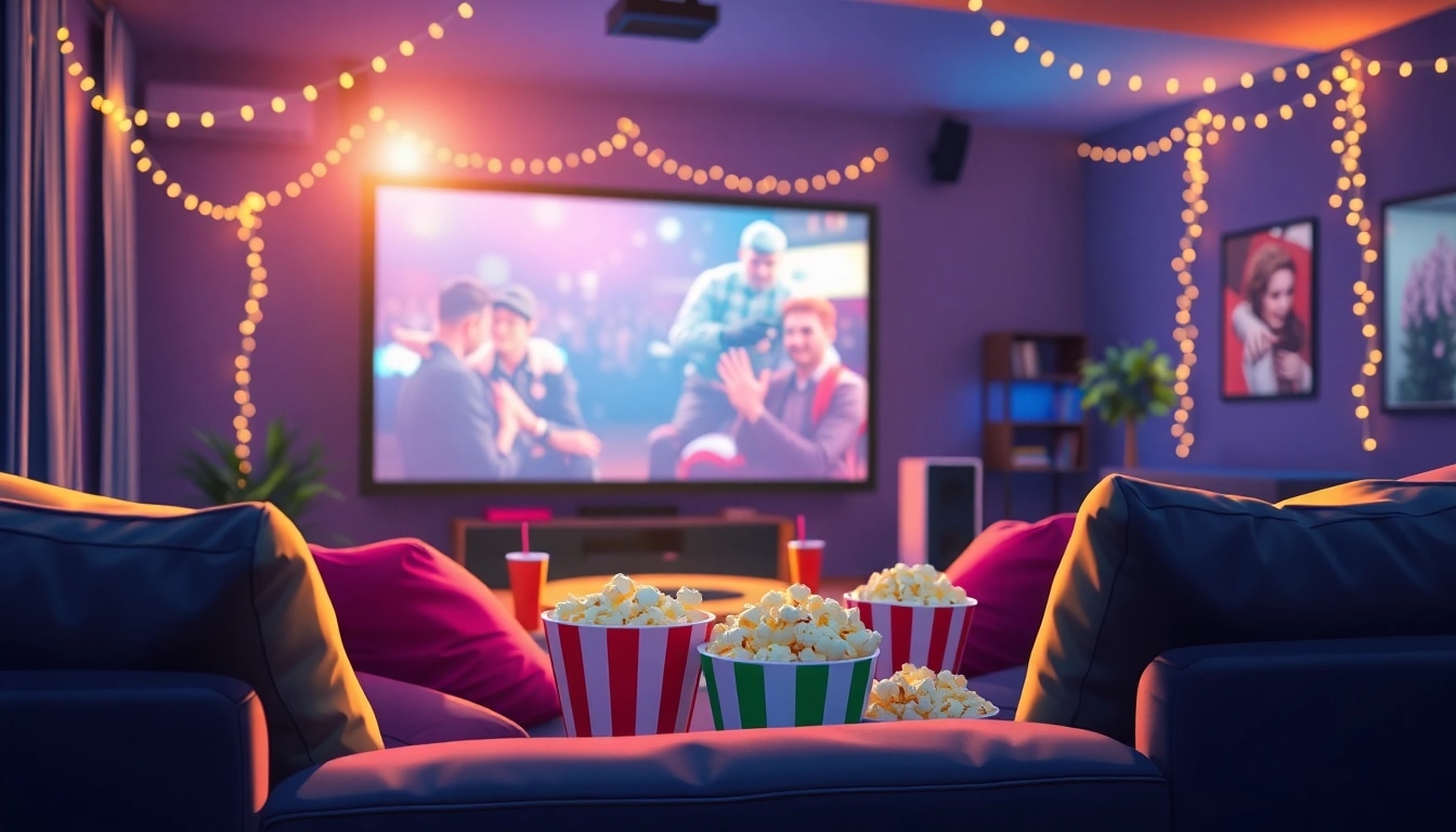 ดูหนังออนไลน์ สร้างบรรยากาศภาพยนตร์ที่น่าตื่นเต้นในห้องนั่งเล่น