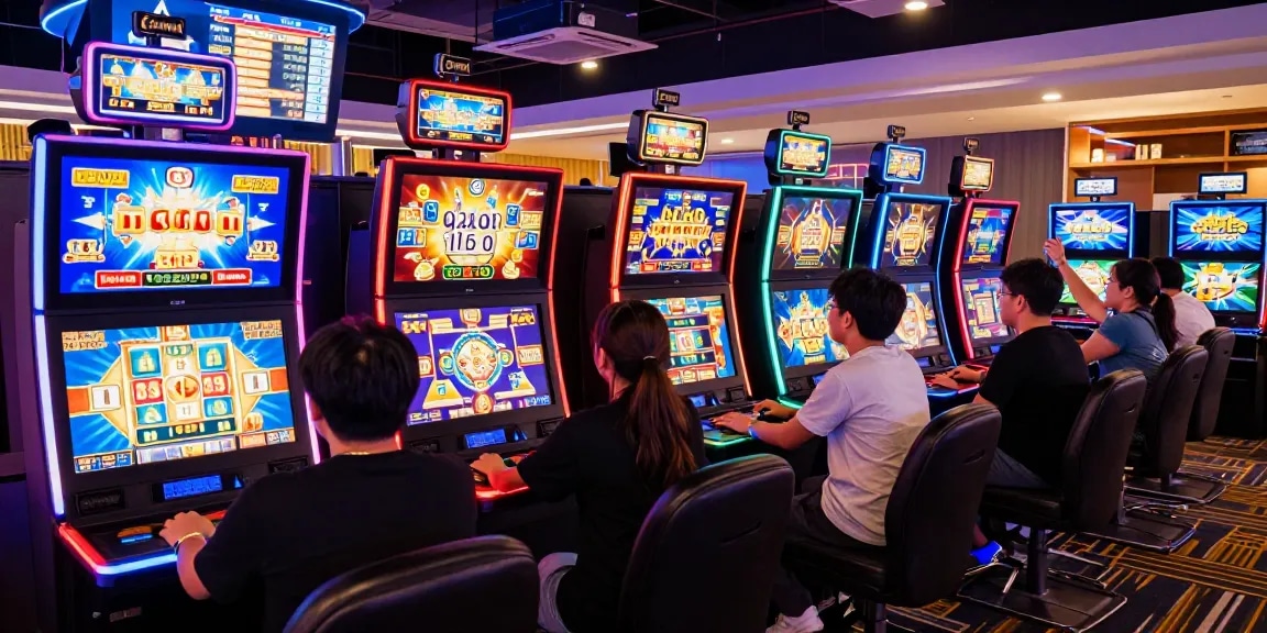 Players enjoying a vibrant online casino atmosphere with engaging slot gacor games, showcasing excitement and community.