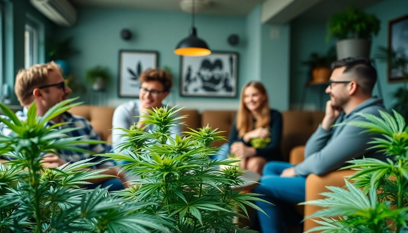 Erleben Sie den cannabis club hamburg mit einer entspannten Atmosphäre und freundschaftlicher Unterhaltung.