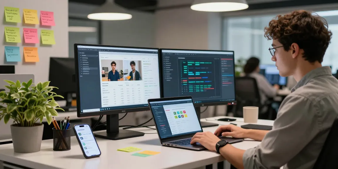 AI image checker in use on dual monitors, showcasing live analysis and metadata.