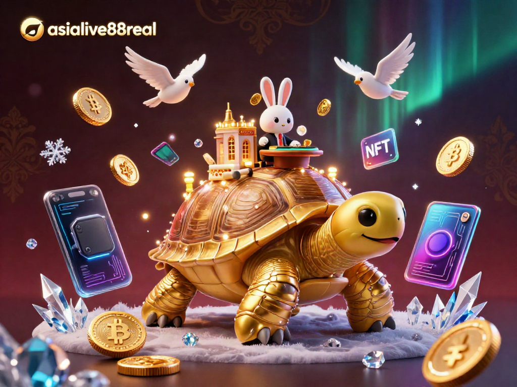 Join the excitement at asialive88real with a vibrant, 3D casino scene showcasing unique characters and elements.
