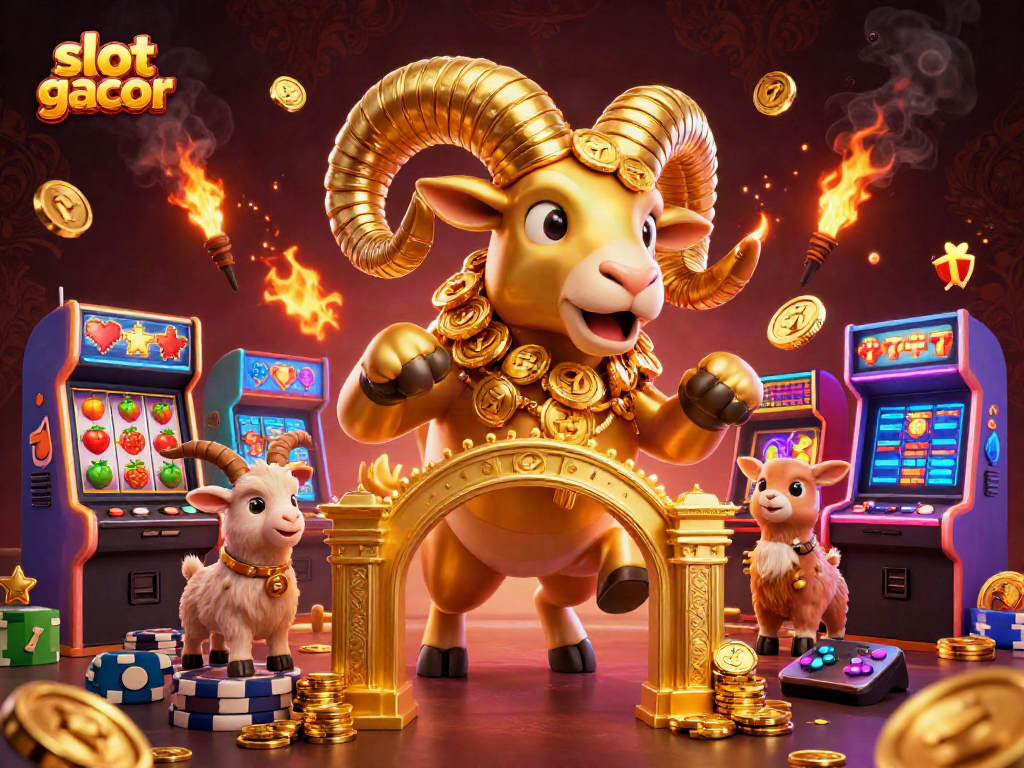Play slot gacor for thrilling wins with vibrant 3D characters and casino elements.