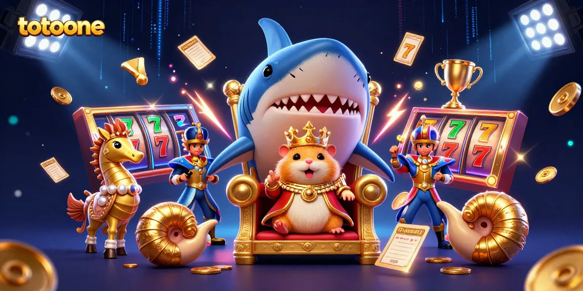 Menangkan permainan slot di totoone dengan raja hamster emas dan pasukannya.
