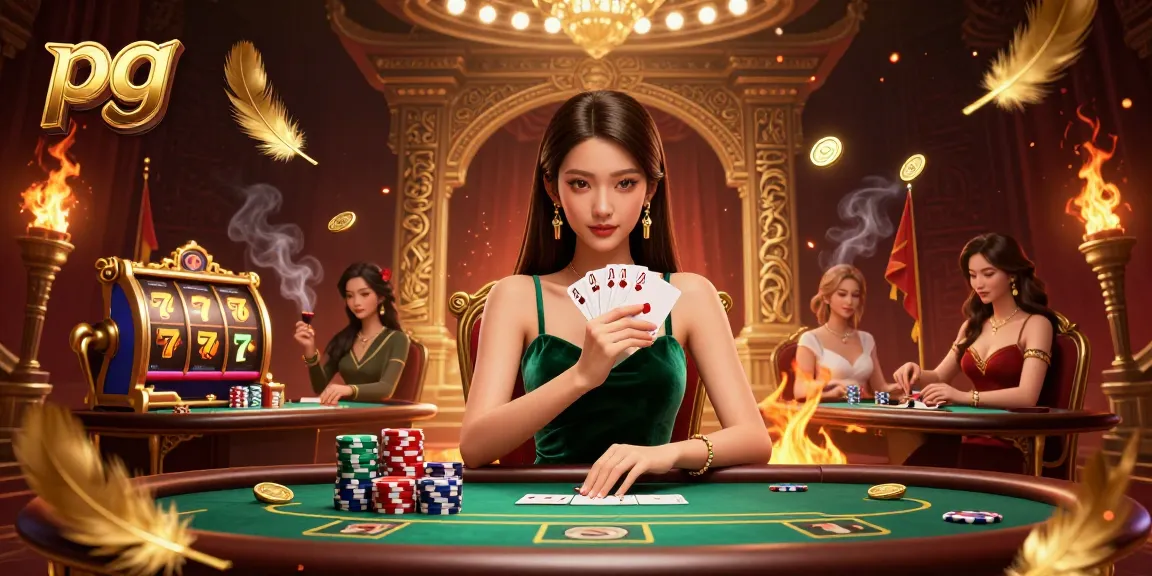 Experience the thrill of pg games at an intense poker table, showcasing strategy and excitement.
