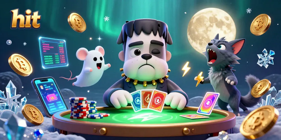 Hit players experience excitement with a Frankenstein bulldog and ghost mouse in a lively gaming scene.