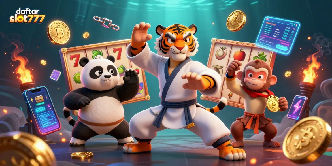 Play slots and win at daftar slot777 with vibrant 3D casino characters stealing attention.