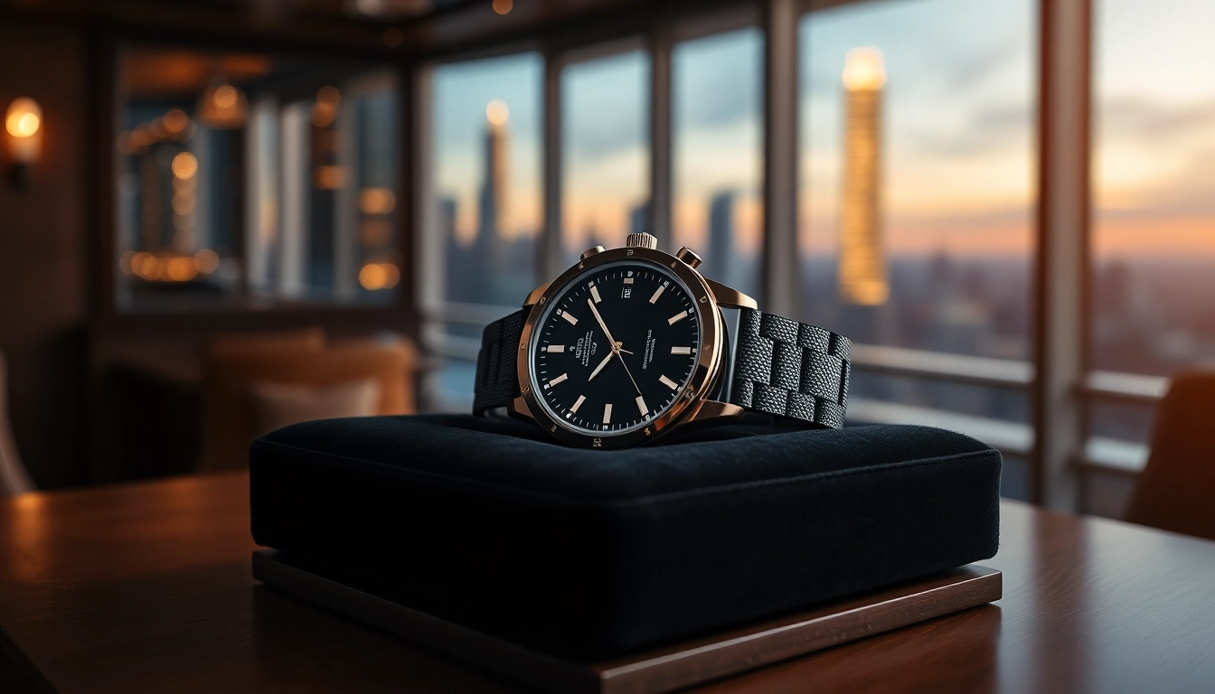 Showcasing a luxurious replica watch with intricate details and a sleek design.