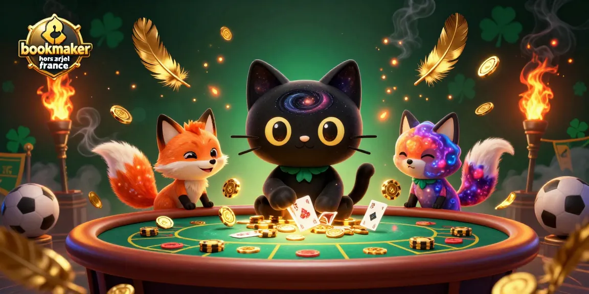 Pariez avec le meilleur bookmaker hors arjel france dans une scène dynamique de casino en 3D.