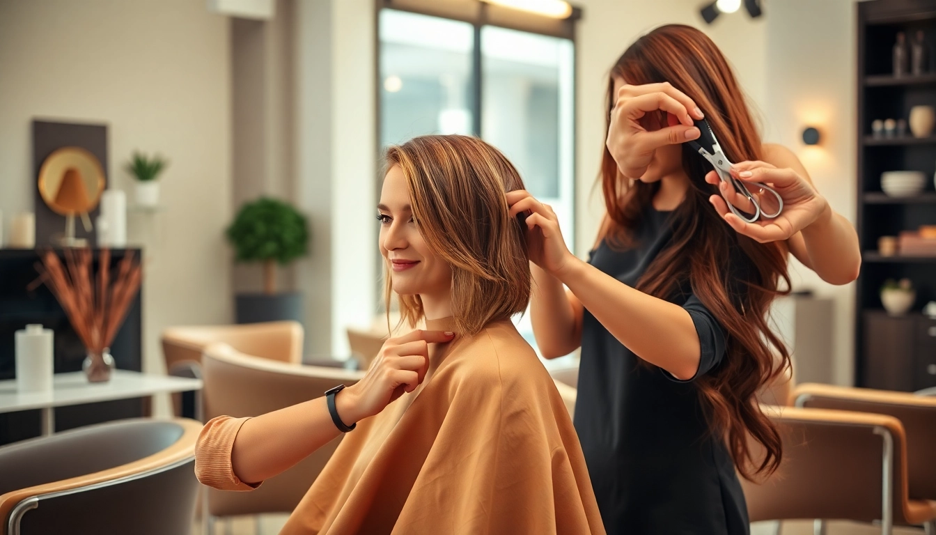 Frizer Craiova oferind un tuns modern într-un salon contemporan