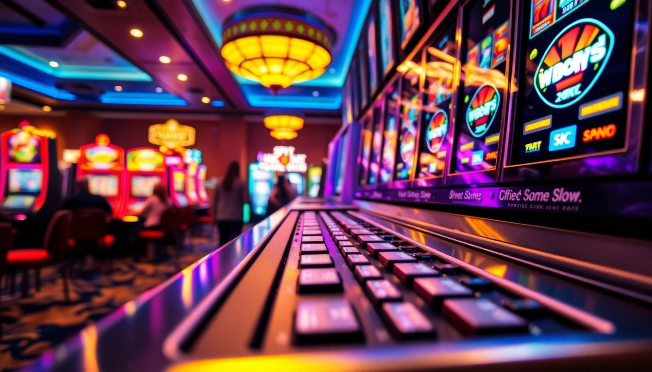 Putaran slot yang menyenangkan pada mesin yang mengesankan di kasino.