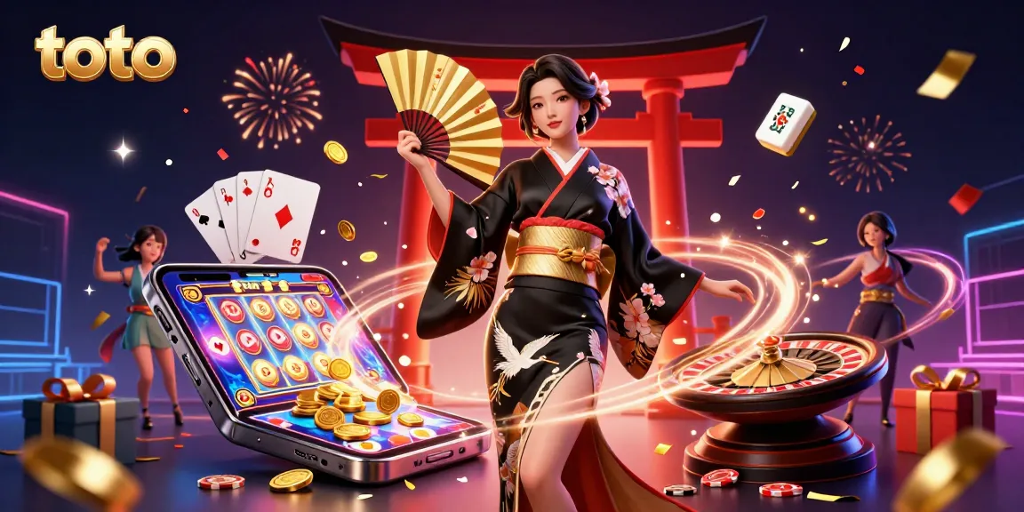 Experience thrilling toto gameplay with vibrant 3D casino elements and dynamic characters in action.