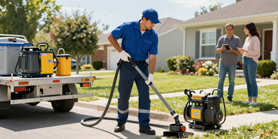 Septic pumping by a trusted local service provider ensuring efficient waste management.