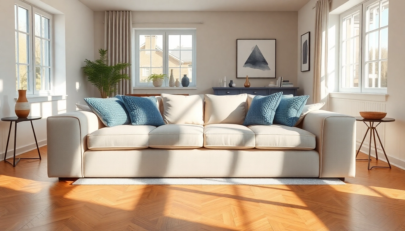 Explore stylish sofa beds uk with plush designs and elegant decor in a modern living room.