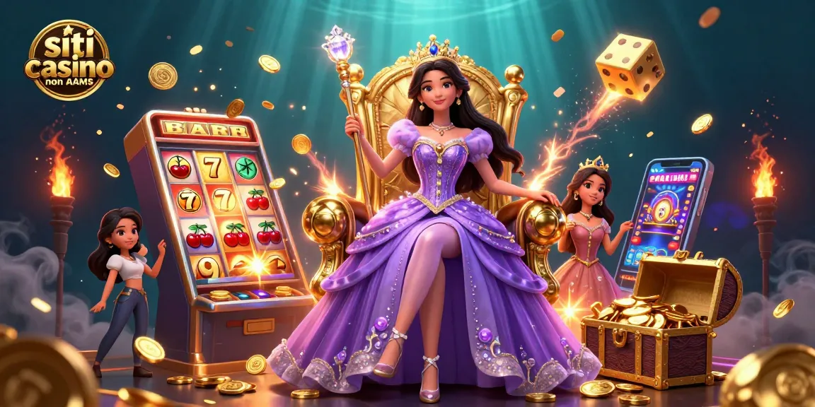 Vivi l'emozione dei siti casino non AAMS con slot machine vibranti e dinamici elementi di gioco.