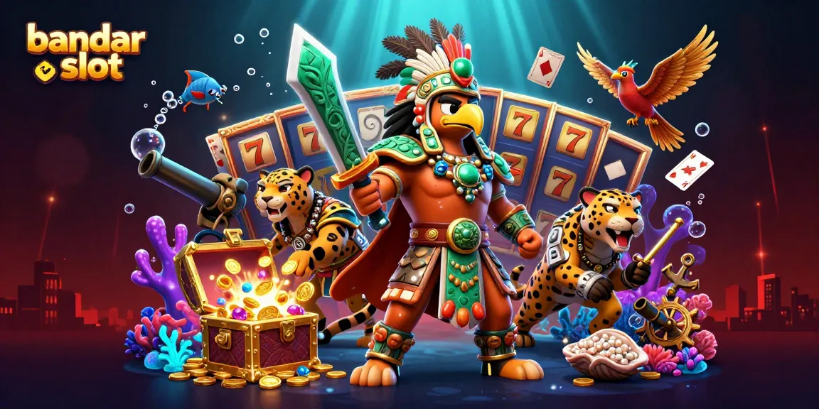 Bermain bandar slot dengan karakter petarung Aztec dan elemen permainan yang kaya dan menarik bagi pemain