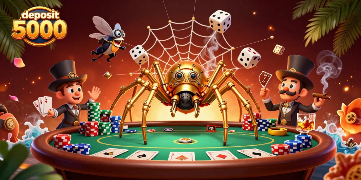 Engage in the thrill of deposit 5000 with steampunk elements in a vibrant casino scene.