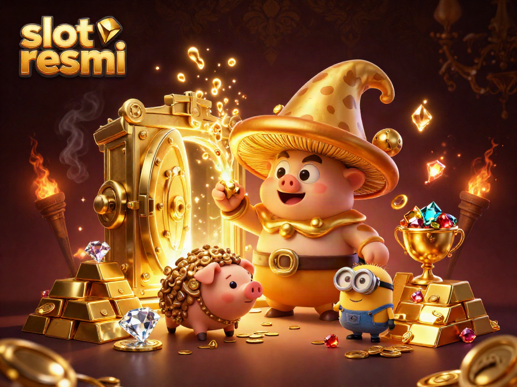 Permainan slot resmi yang menampilkan pahlawan si jamur emas bertema kasino yang magis.
