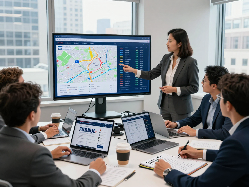 Rapid response for campaigns in an office with a team analyzing voter data for elections.