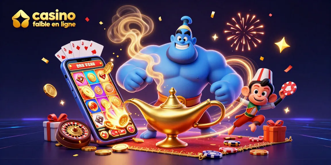 Vivez l'excitation d'un casino fiable en ligne avec une scène magique pleine d'adrénaline de jeu.