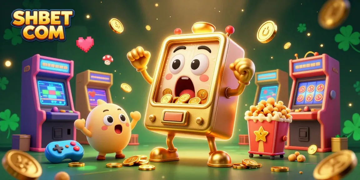 Play the exciting slots at SHBET COM with vibrant 3D characters celebrating jackpots and victory!