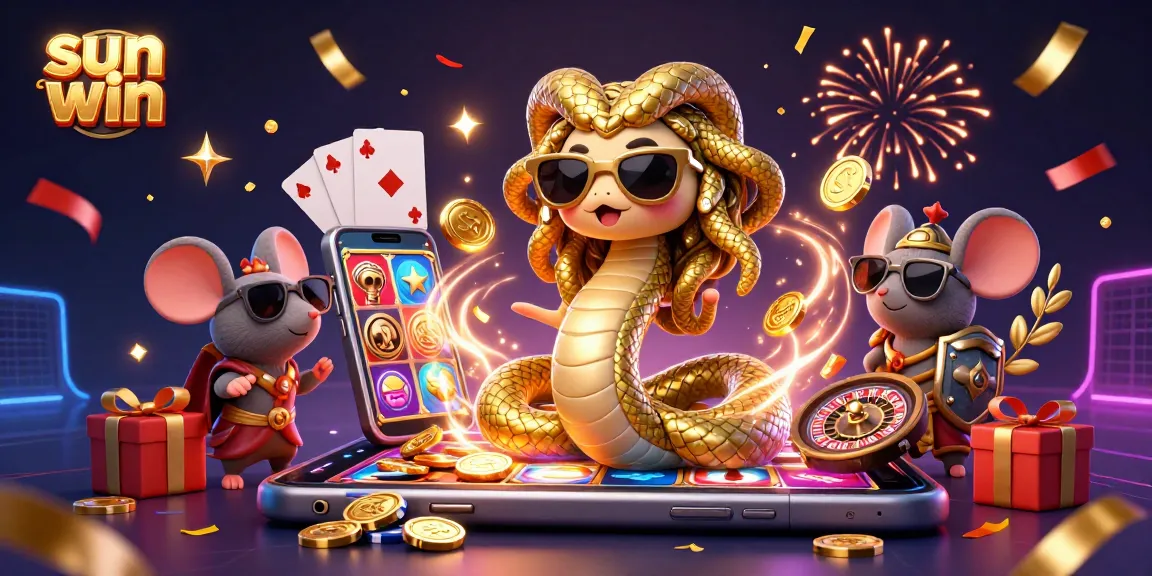 Engage with the sun win online slot experience surrounded by vibrant gaming elements and animated characters.
