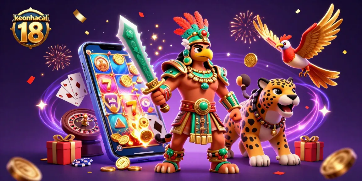 Experience keonhacai 18 with exciting slot games, jackpots, and vibrant casino elements.