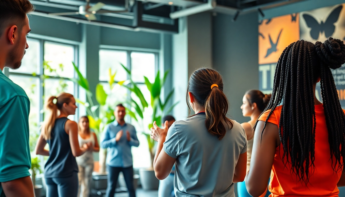 Boost health through community engagement in a vibrant fitness setting.