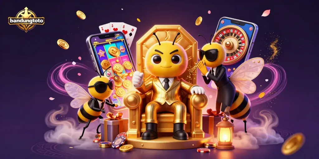 Engage with bandungtoto's vibrant gaming experience featuring dynamic 3D characters in an immersive casino setting.