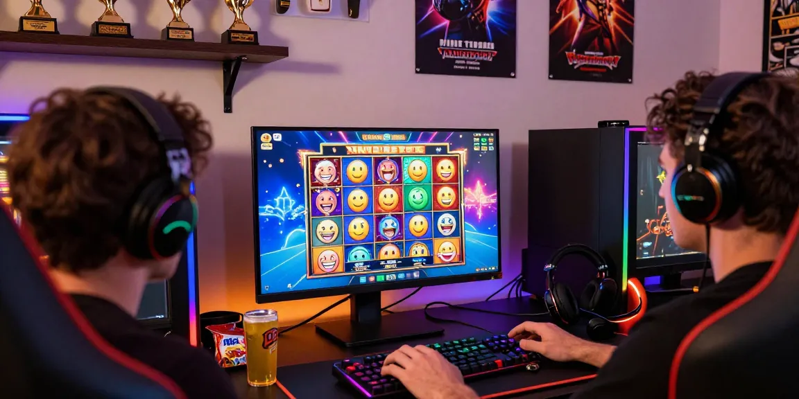 Player enjoying a slot depo 1000 game with vibrant graphics and casino ambiance.