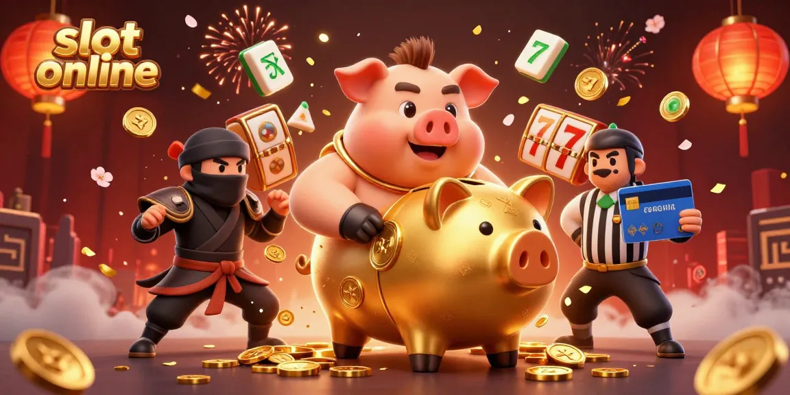Engage in exciting slot online action with dynamic 3D characters and colorful elements.