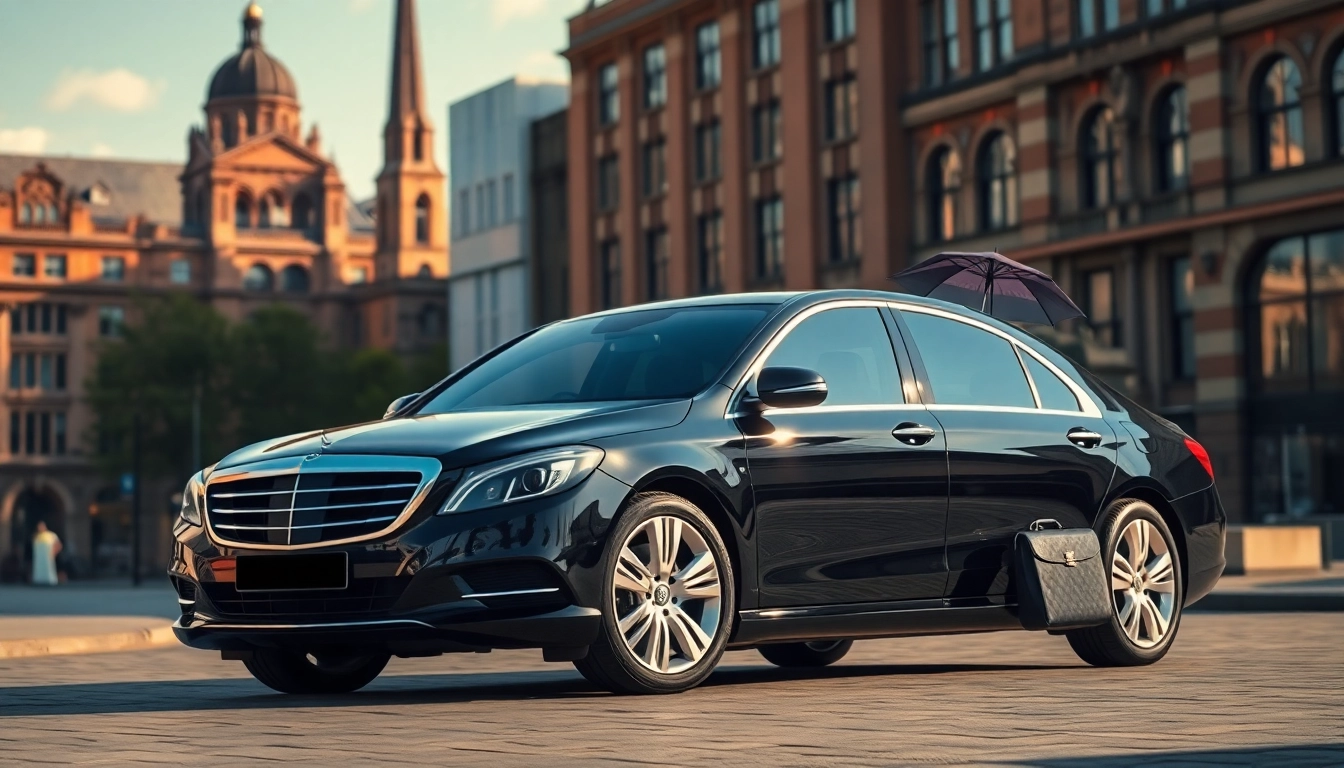 Experience Chauffeur Services Nottingham with a professional chauffeur in an elegant vehicle.