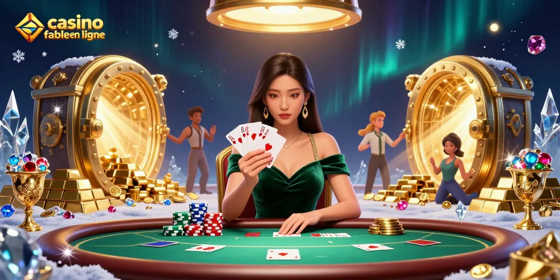 Jouez en toute confiance dans un casino fiable en ligne avec des visuels de poker époustouflants et des trésors dorés riches.