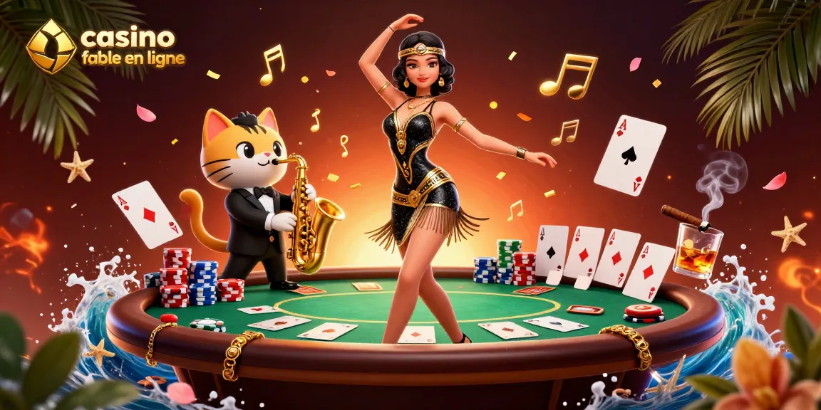 Participez à des jeux de casino dynamiques chez casino fiable en ligne avec du poker et des personnages colorés.