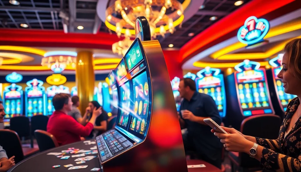 Putar slot di mesin dengan visual menarik di kasino, memberikan pengalaman bermain yang menyenangkan.