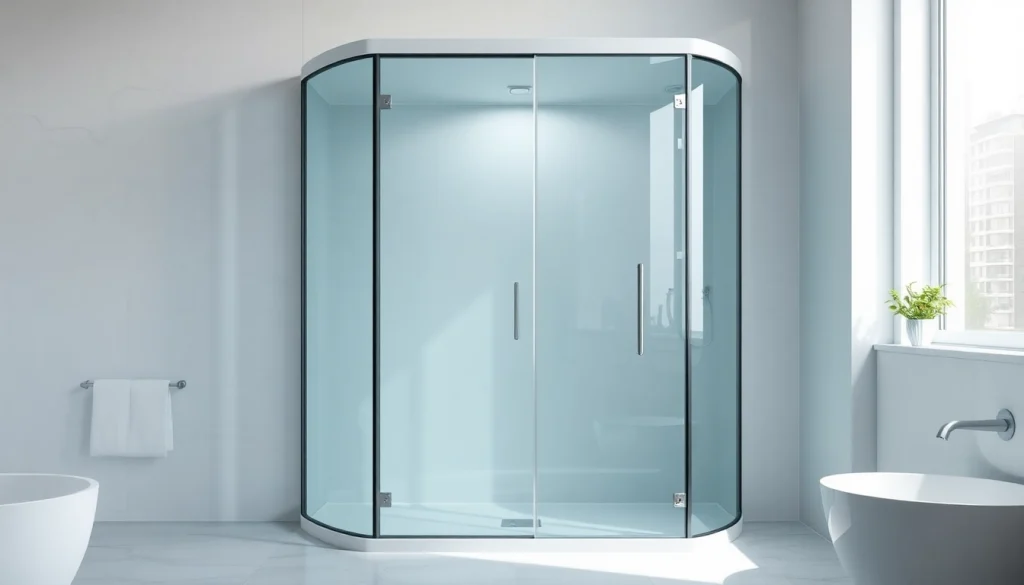 Erleben Sie die stilvolle sonni Duschkabine mit elegantem Glasdesign und modernen Akzenten.