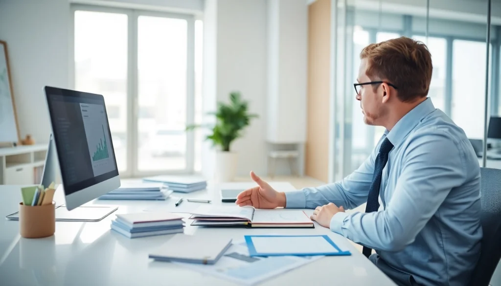 카드 한도 현금화 전문가와 상담하는 모습으로 신뢰감을 주는 장면