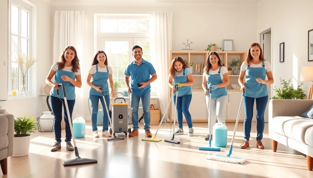 Cleaning Service professionals providing exceptional cleaning in a welcoming home environment.