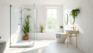 Transformez votre salle de bains avec sunny showers france pour une ambiance moderne et élégante.