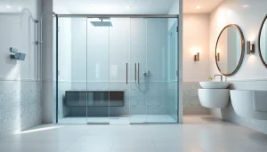 Genießen Sie die elegante sonni Duschkabine in einem modernen Baddesign.