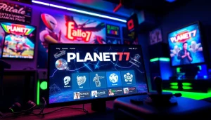 Rasakan keseruan saat memainkan PLANET77 game dengan antarmuka yang menarik dan warna yang cerah.