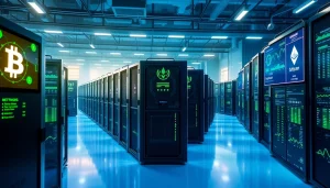 Experience free cloud mining through advanced technology at a modern facility.