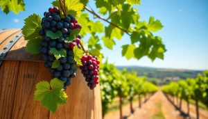 Discover the scenic wineries in Clarksburg showcasing vibrant vineyards and harvest.