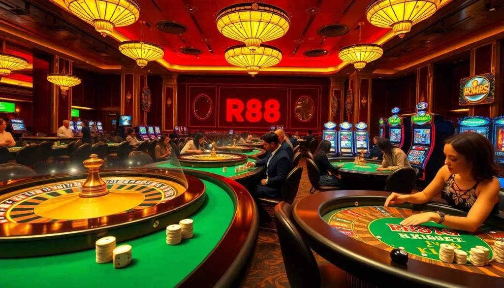 Thrilling casino experience at https://rr88.wales/ featuring roulette, poker, and vibrant slot machines.