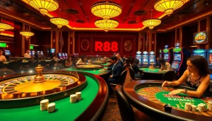 Thrilling casino experience at https://rr88.wales/ featuring roulette, poker, and vibrant slot machines.