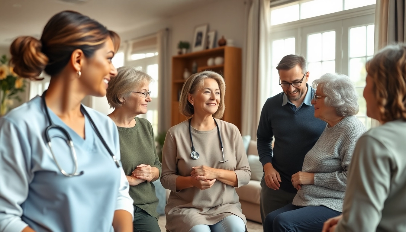 Dedicated senior caregivers austin tx assisting elderly clients in a cozy home environment.