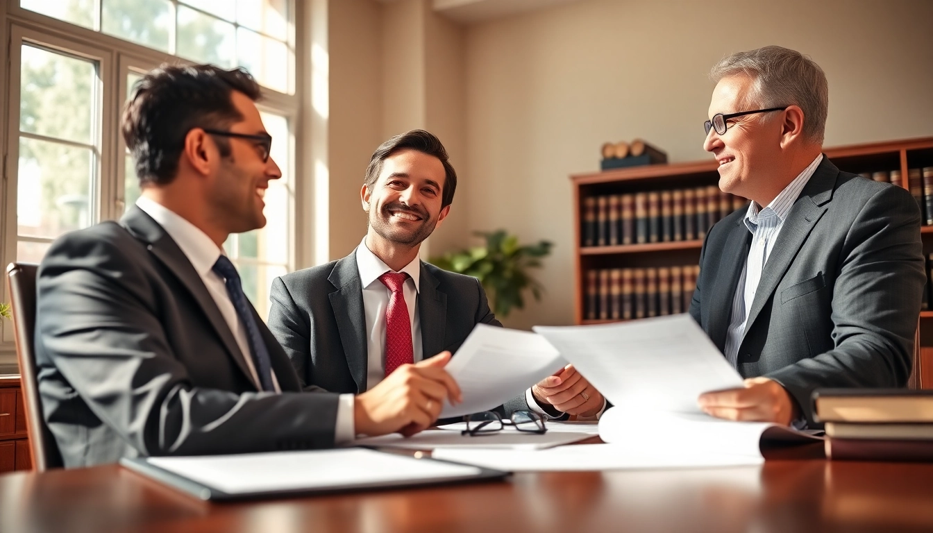 Brooklyn Estate Planning Lawyer consulting with clients in a professional office setting.